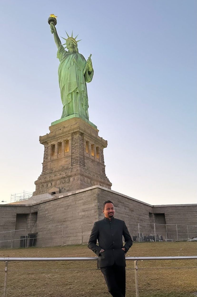 DB Events at Statue of Liberty, New York — First Indian Event